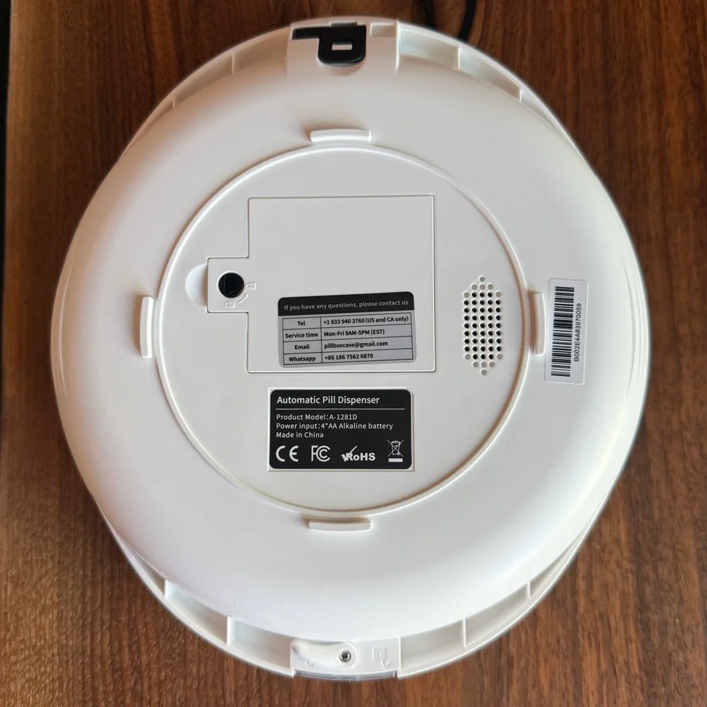 Smart Pill Dispenser 28 Slot Automatic Lighted Noise Alarm LCD Medicine Manager